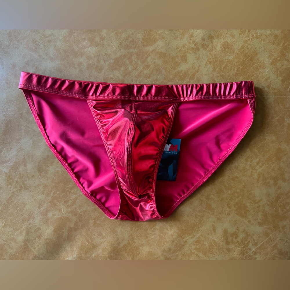 Shiny Red Speedo